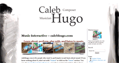 Desktop Screenshot of calebhugo.com