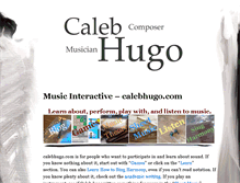 Tablet Screenshot of calebhugo.com